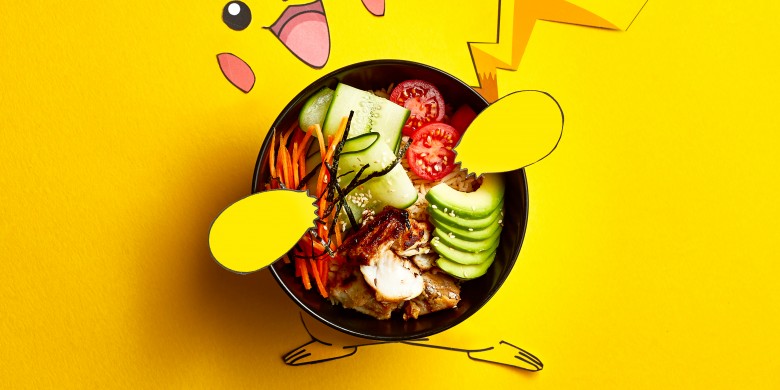 Kids poke bowl