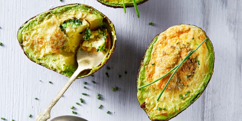 Gegratineerde avocado