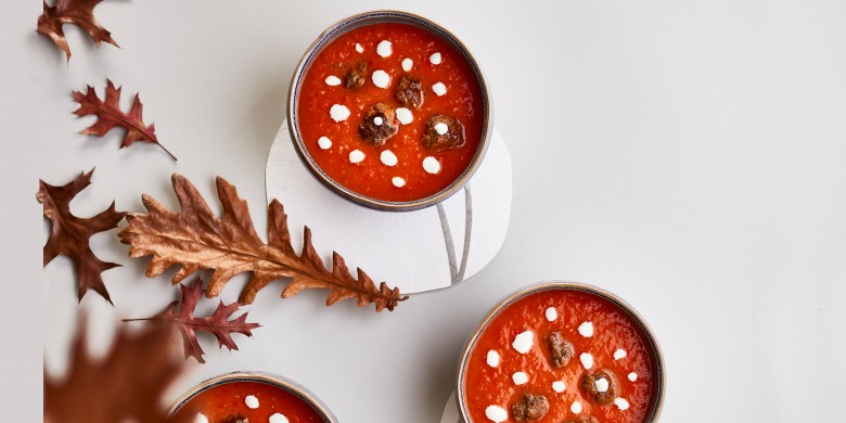 Geroosterde-tomatensoep 