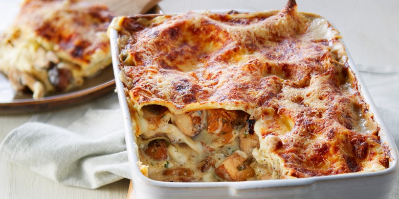 Paddenstoelenlasagne