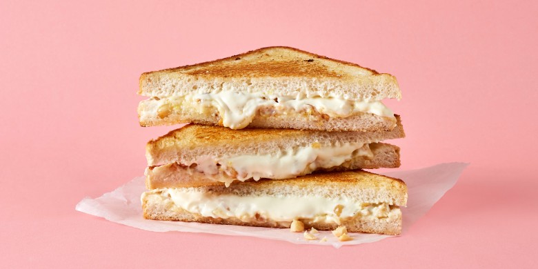 Witte-chocotosti met hazelnoot 