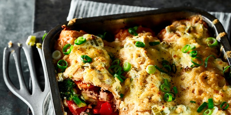 Pannenkoek ‘tuna melt’ 