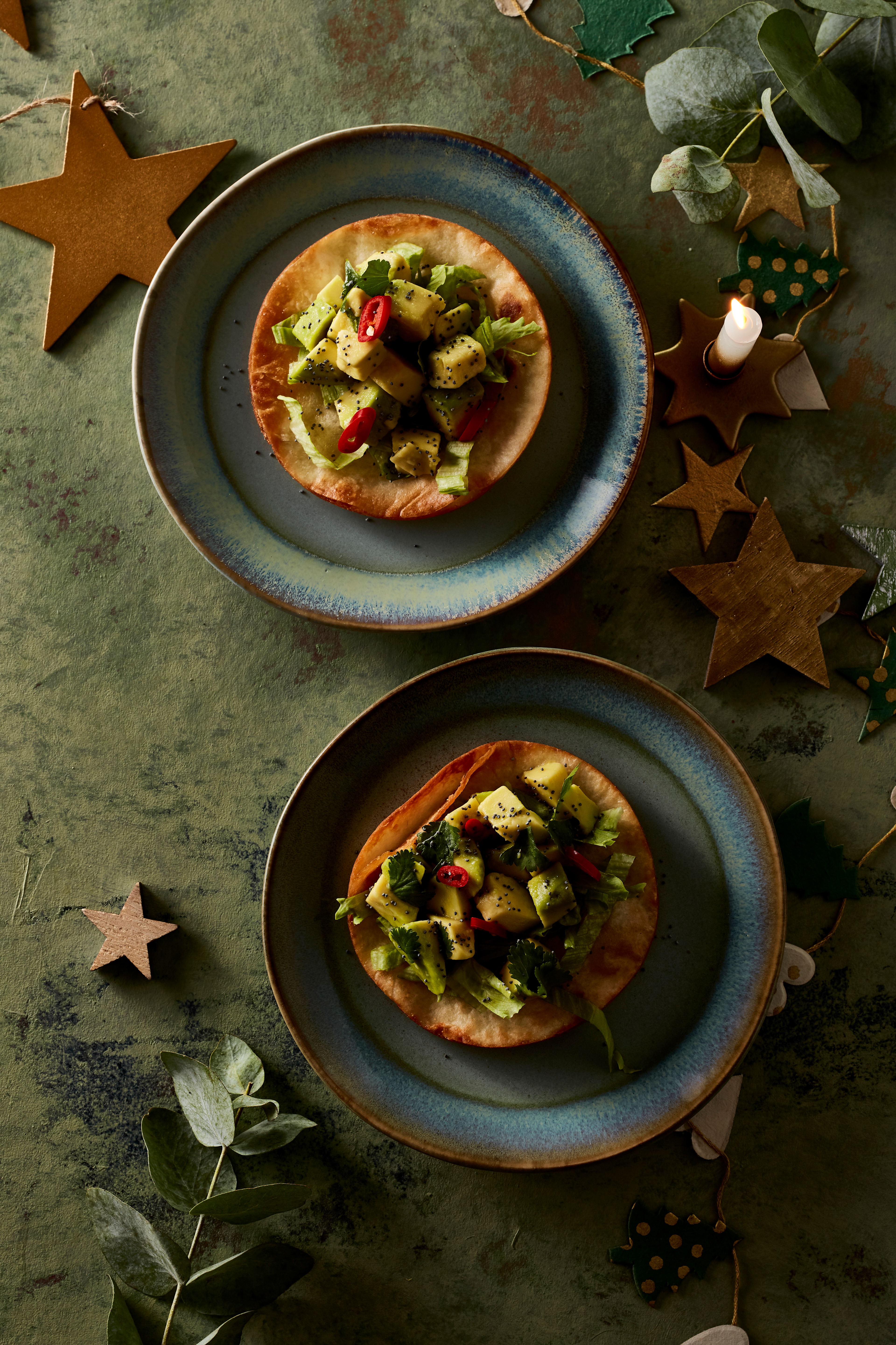 Tartine met avocado en maanzaad