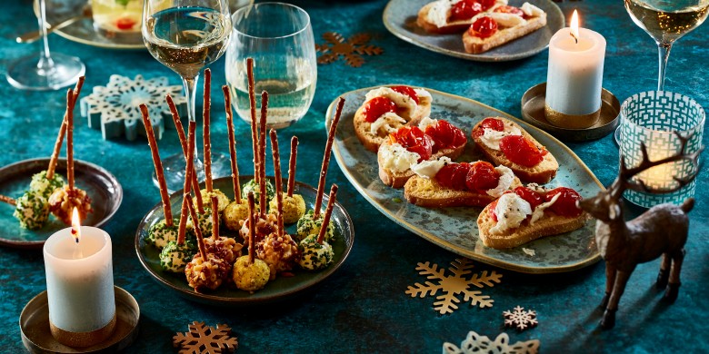 Bruschetta met gekonfijte tomaatjes en mozzarella