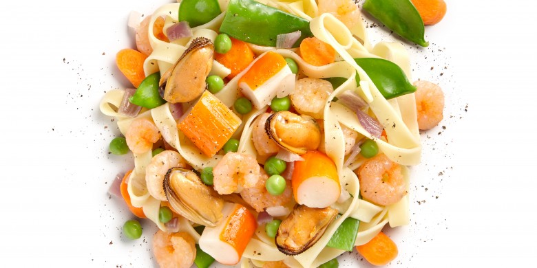 Tagliatelle met zeevruchten