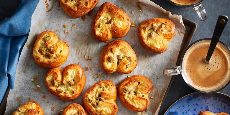 Sinaasappelharten met pistache 