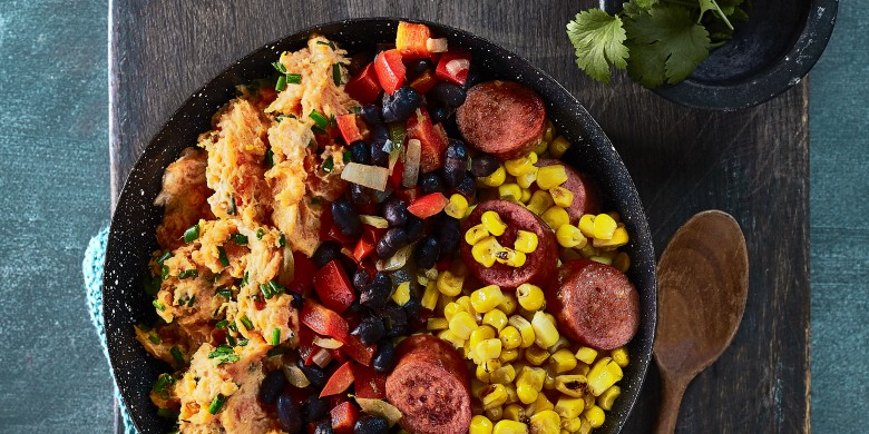 Mexicaanse stamppot-bowl
