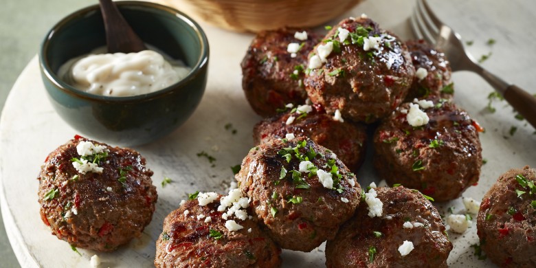 Shoarma-gehaktballetjes met paprika 