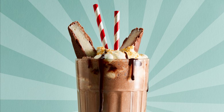 Double chocolate-kokosshake 