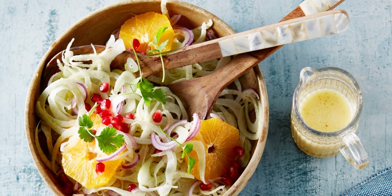 Gemarineerde venkelsalade met sinaasappel 