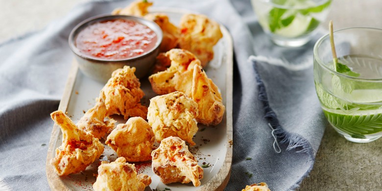 Crispy bloemkool-bites 