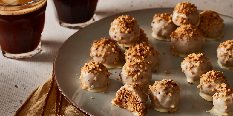 Pindakaas-chocoballetjes 