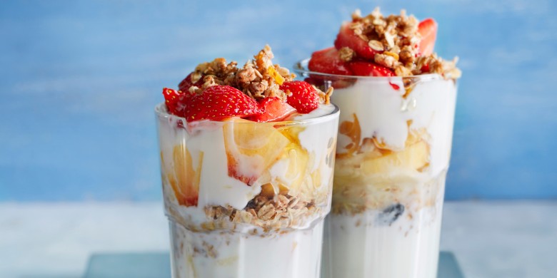 Fruitige yoghurtflip