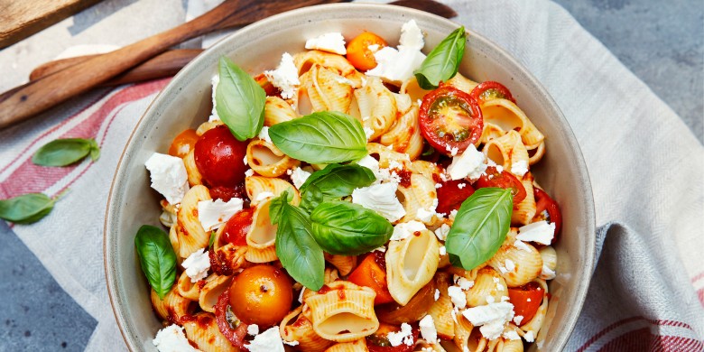 Pastasalade met tomaatjes