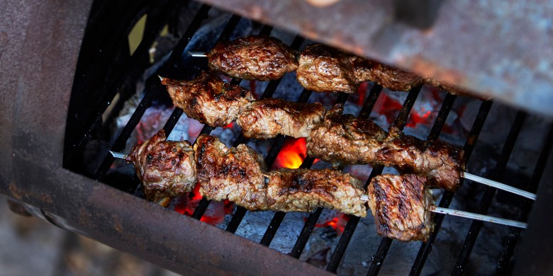 Biefstukspiesjes met citroen