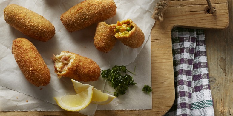 Garnalen-kaaskroketten