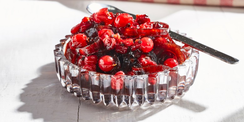 Rodebessenchutney met port en balsamico