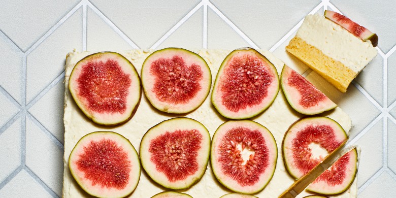 Mascarpone-cheesecake met vijgen