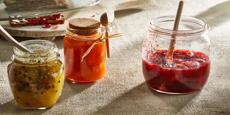 Aardbeienjam met gember en maanzaad