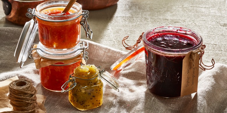 Frambozen-bessen-kokosjam