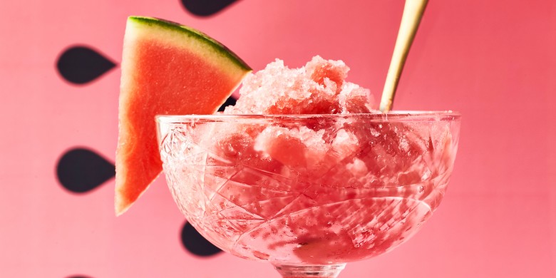 Granita van watermeloen