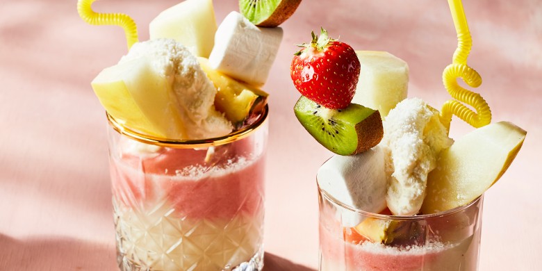 Freaky melon & strawberry shake