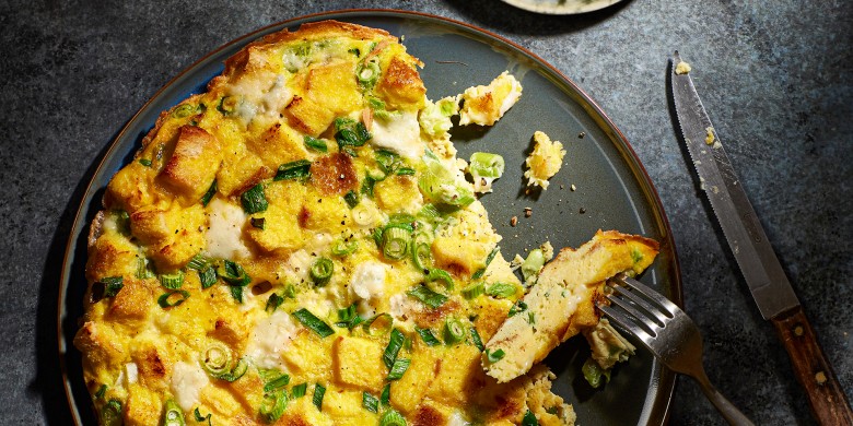 Gorgonzola-omelet