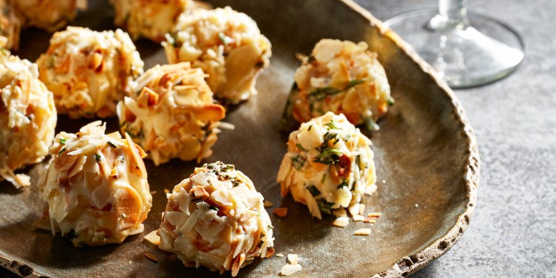 Gorgonzola-bonbons met witte chocolade