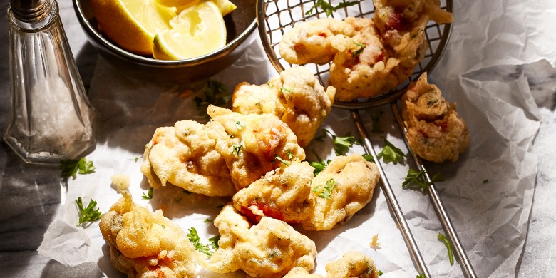 Gefrituurde mosselbeignets