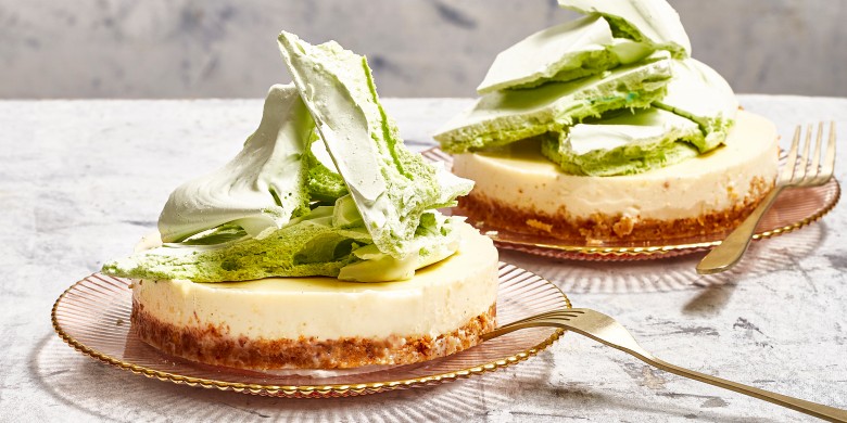 Meringata-taartje met limoncello-panna cotta