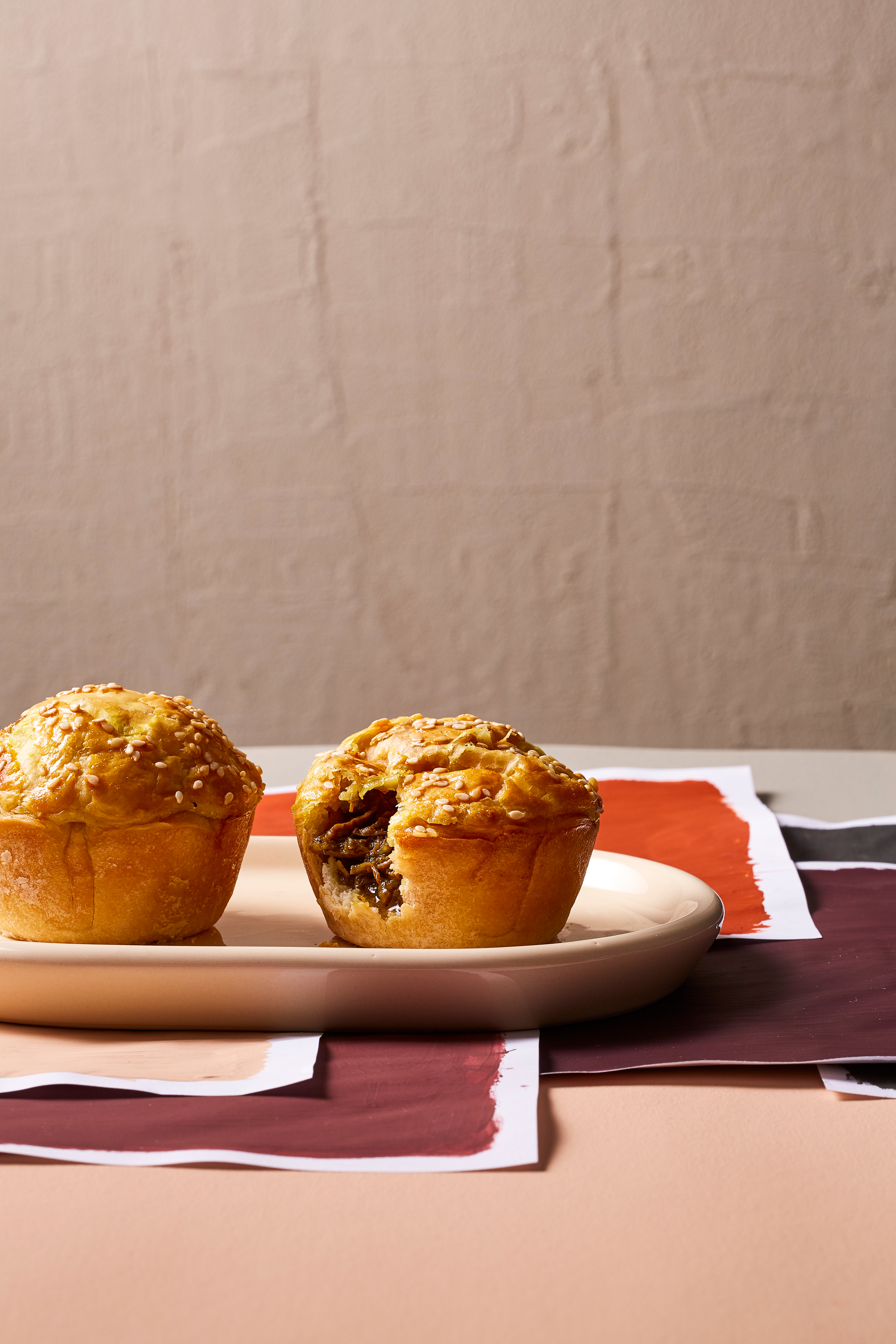 Meat pies met ras el hanout