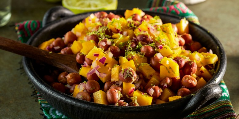 Bonensalsa met mango