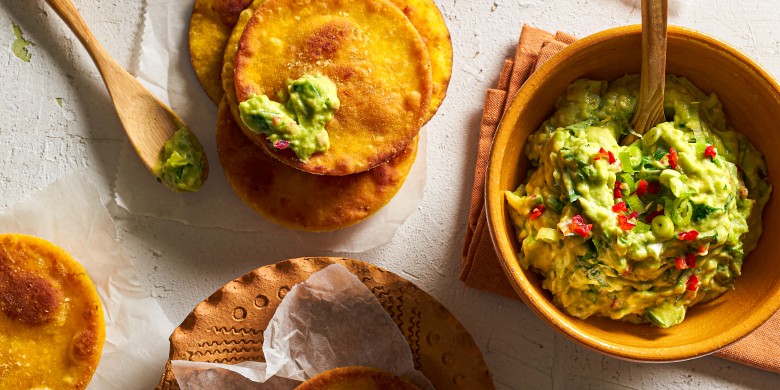Chileense sopaipillas met guacamole 