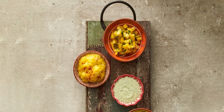 Spicy green yoghurtsaus
