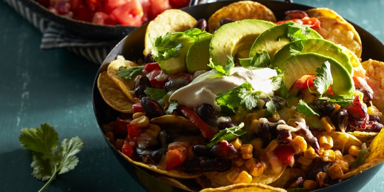 Nacho's met tomatensalsa en avocado