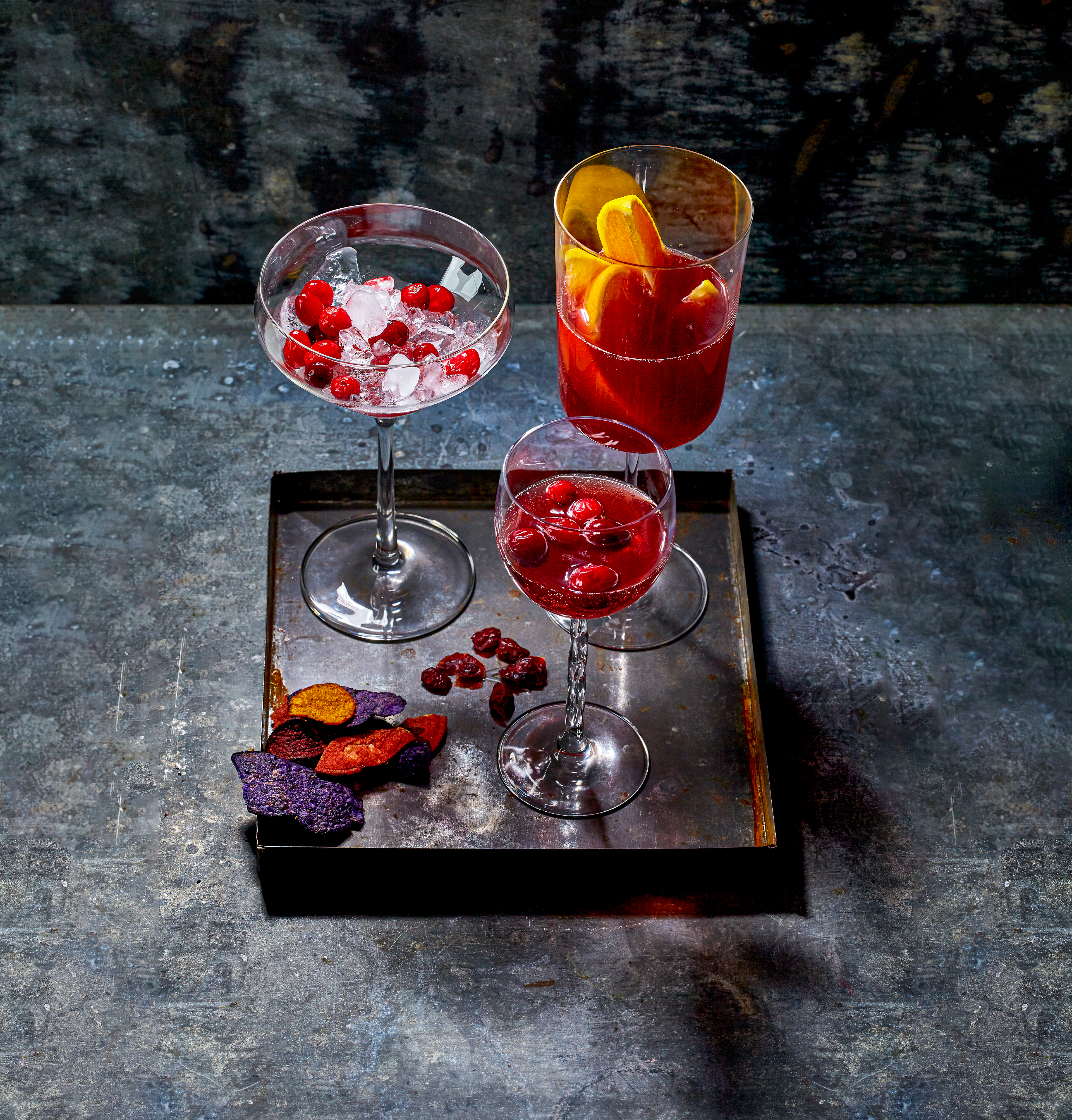 Virgin cranberry-sangria
