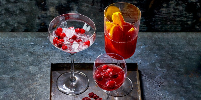 Virgin cranberry-sangria