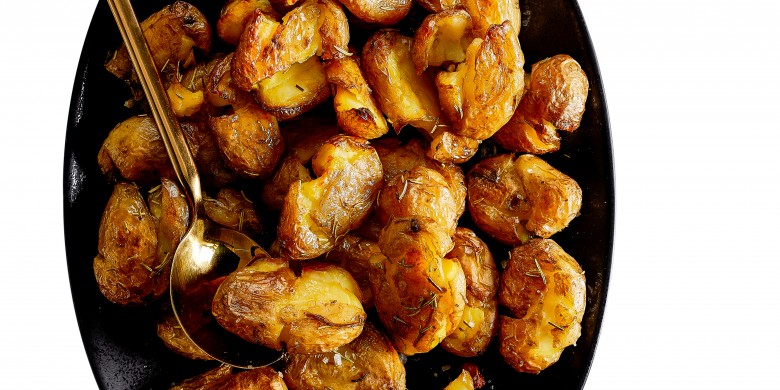 Smashed potatoes