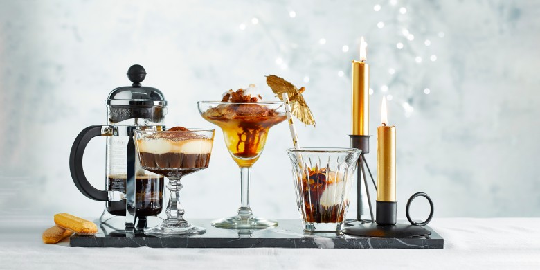 Espresso met vanille-koffiesiroop