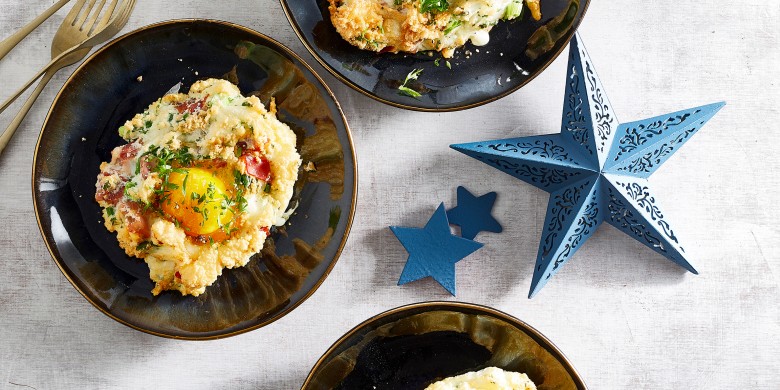 Wolkeneitjes met parmaham en gruyère