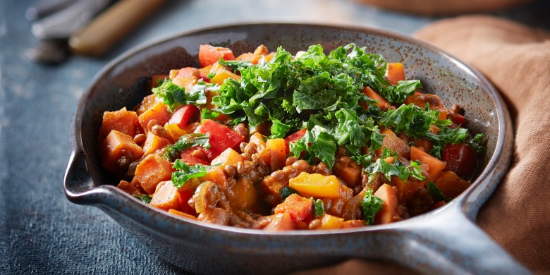 Stoofpotje met zoete aardappel