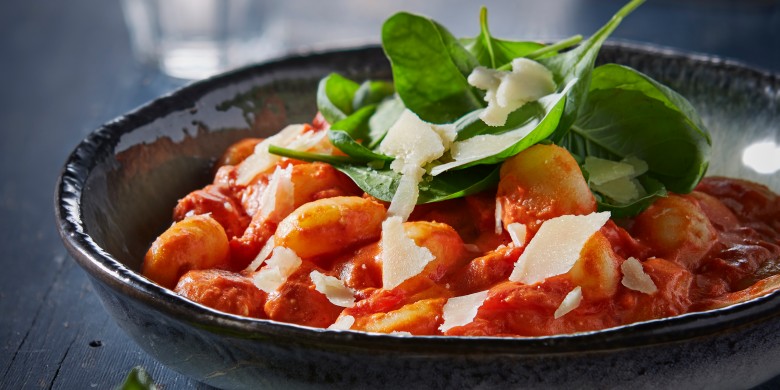 Gnocchi in romige tomatensaus