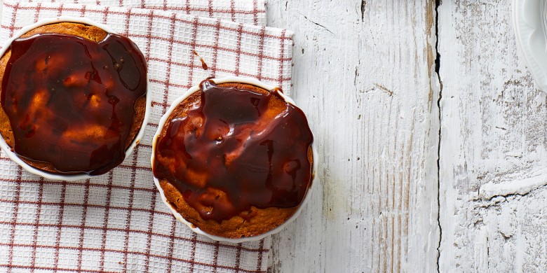 Sticky toffee pudding met dadels