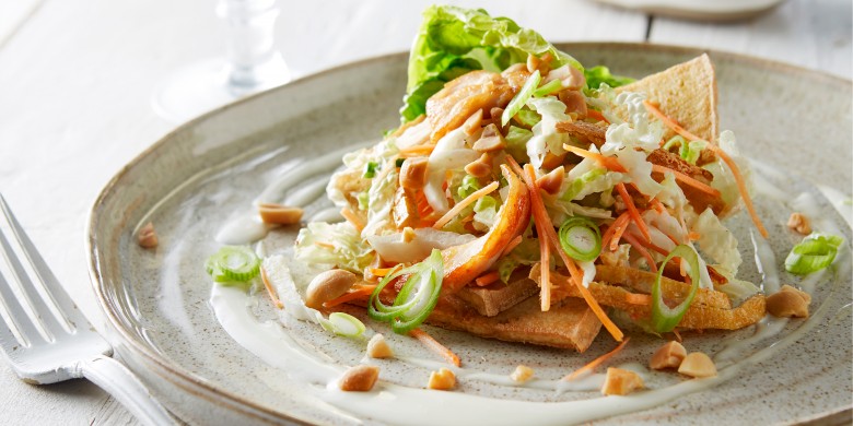 Vietnamese kipsalade met tofu