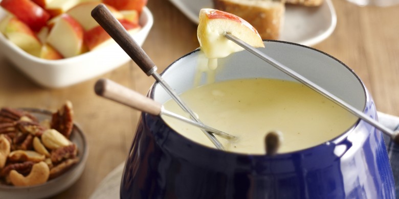 Geitenkaasfondue met witte port