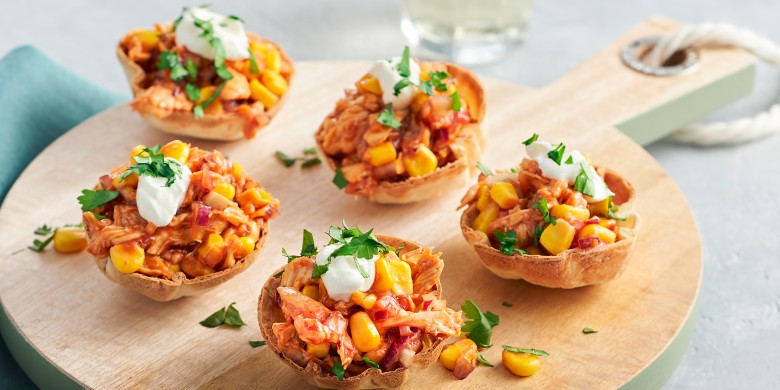 Pulled chicken bites