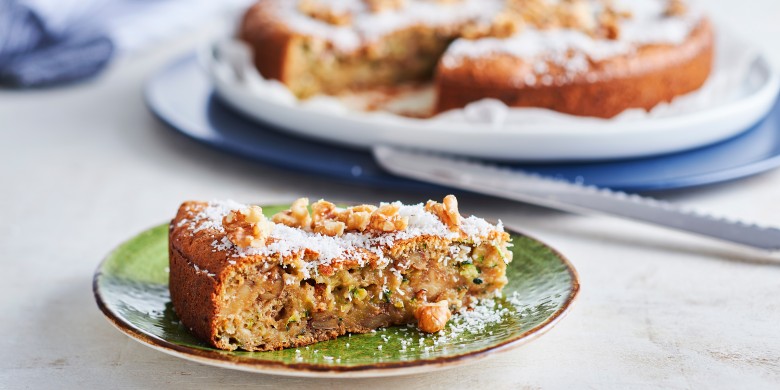 Courgette-walnotentaart 