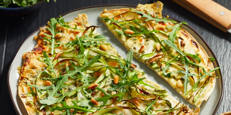 Asperge-tortillapizza 