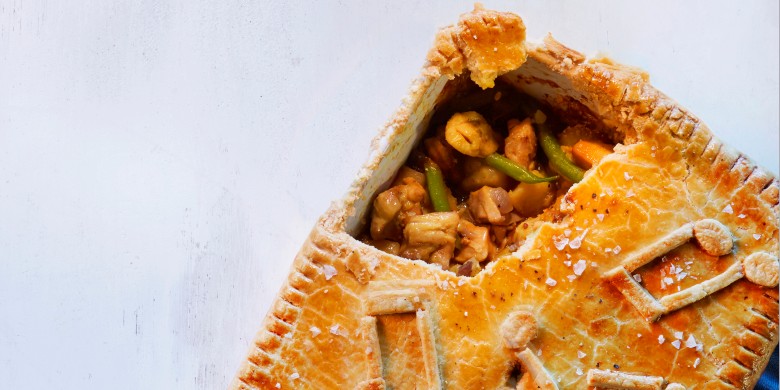 Ovenschotel met roti­-ragout 