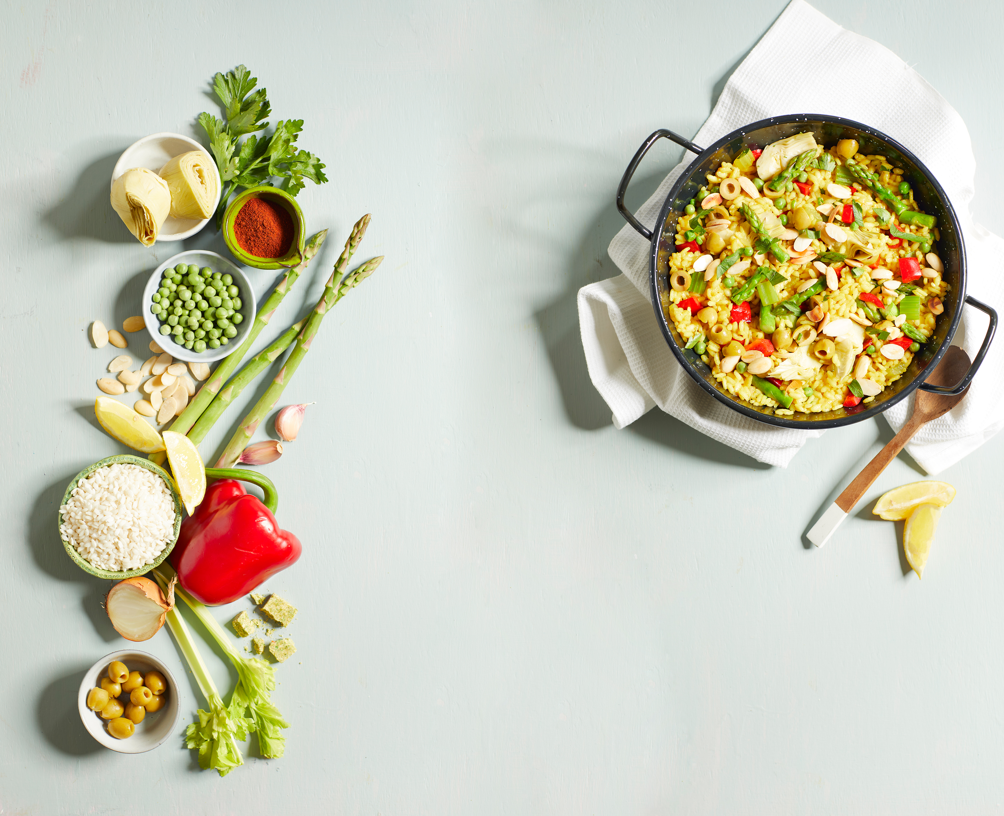 Veggie paella